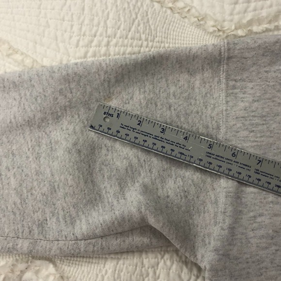 Sz L Vintage Home Team Gray Grey Michigan Pullover Crewneck Sweatshirt Women USA - Picture 13 of 16